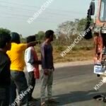 Accident Teacher Death जांजगीर. सड़क हादसे में शिक्षक की मौत, ट्रक ने बाइक को मारी टक्कर, मौके पर पहु...