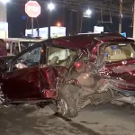 BIG ACCIDENT NEWS : 6 गाड़ियों को टक्कर मारकर पलटी कार, 3 की मौत, 9 घायल, टोल प्लाजा पर बड़ा हादसा