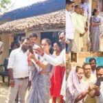 Sakti News : पुटेकेला गांव में प्रधानमंत्री आवास प्लस 2.0 का जिला पंचायत अध्यक्ष दौपद्री कीर्तन चंद्...
