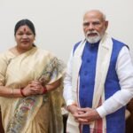 JanjgirChampa News : सांसद कमलेश जांगड़े ने दिल्ली में प्रधानमंत्री नरेन्द्र मोदी को राखी बांधी, सांस...