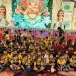 ब्रिलियंट पब्लिक स्कूल बनारी, जांजगीर के नन्हे-मुन्हे विद्यार्थियों ने गणपति बप्पा के दर्शन किए