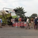 Sakti Accident Death : NH-49 डोड़की गांव के पास सड़क किनारे खड़े हार्वेस्टर को ट्रेलर ने मारी ठोकर, हार...