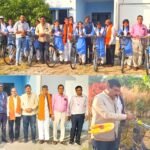 Sakti News : टेमर गांव के शासकीय हाईस्कूल में सरस्वती सायकिल योजना के तहत 21 छात्राओं को दी गई सायकि...