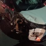 Janjgir Bike-Car Accident : रेलवे ओवरब्रिज के ऊपर बाइक और कार में टक्कर, बाइक सवार ब्रिज की दीवार कि...