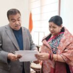 केंद्रीय सड़क परिवहन एवं राजमार्ग मंत्री नितिन गडकरी से जांजगीर-चाम्पा सांसद कमलेश जांगड़े ने भेंट, क...