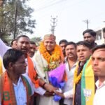 JanjgirChampa News : भाजपा युवा मोर्चा के नवनियुक्त जिलाध्यक्ष आकाश सिंह के प्रथम जांजगीर आगमन पर भव...