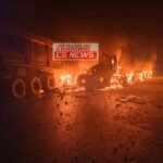 JanjgirChampa Big Breaking : 3 ट्रेलर में टक्कर के बाद लगी भीषण आग, 1 शख्स की मौत, 2 गम्भीर, कोयला ल...