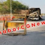 Janjgir-Akaltara Update News : खबर प्रसारित होने के बाद हरकत में आया प्रशासन, बीच सड़क पर जलकर खाक हु...