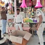 Janjgir-Baloda Police Action : बलौदा में 400 मुखौटा को पुलिस ने जब्त किया, दुकानदारों को दी गई हिदाय...