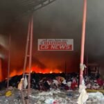 Janjgir-Sheorinarayan Big News : गद्दा फैक्ट्री के गोदाम में लगी आग, 2 दमकल गाड़ी ने 3 घण्टे बाद आग प...