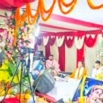 नगर पालिका सक्ती के अध्यक्ष श्याम सुंदर अग्रवाल श्रीमद भागवत कथा में पहुंचे, श्रद्धा और भक्ति से सरा...