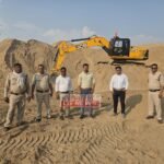 JanjgirChampa Action : रेत का अवैध उत्खनन और परिवहन पर कार्रवाई, 2 चेन माउंटेन, 2 लोडर और 4 हाइवा जब...