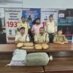 Champa Arrest : 10 लाख के गांजा के साथ आरोपी गिरफ्तार, चाम्पा पुलिस की कार्रवाई...