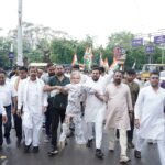 Janjgir News : युवा कांग्रेस का प्रदर्शन, प्रधानमंत्री का पुतला दहन किया गया, जमकर नारेबाजी करते रैल...