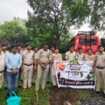 Sakti News : सरदार वल्लभभाई पटेल की 150वीं जयंती के उपलक्ष्य में बाराद्वार थाना परिसर में किया गया ए...