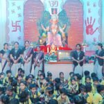 ब्रिलियंट पब्लिक स्कूल, बनारी, जांजगीर के नन्हे विद्यार्थियों ने किए गणपति बप्पा के दर्शन