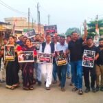 Nawagarh News : ब्लॉक कांग्रेस कमेटी द्वारा 'काला दिवस' मनाया गया, राछा में किया विरोध प्रदर्शन, कां...